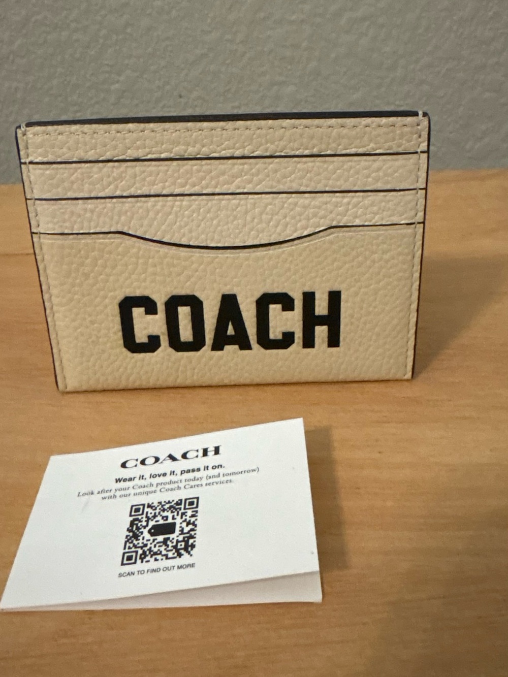 Coach Graphic Leather Card Case